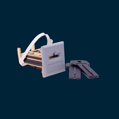 Magnetic key-switch, flush mount, coded   