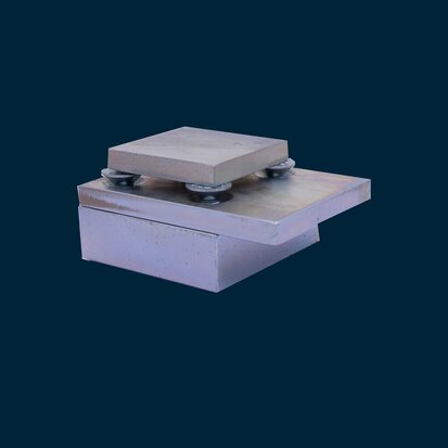 Counter bearing - top, with welding plate, for TERRA-S