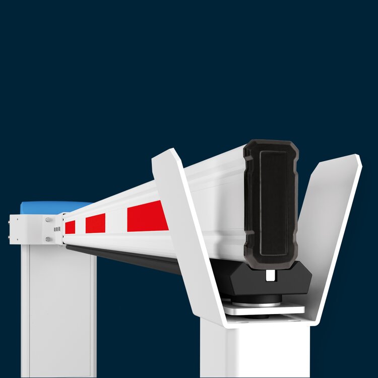 Magnetic lock for barrier boom without relay   