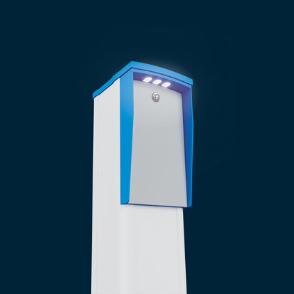 LED lighting for  aluminium-pillar v2.0, mounted   