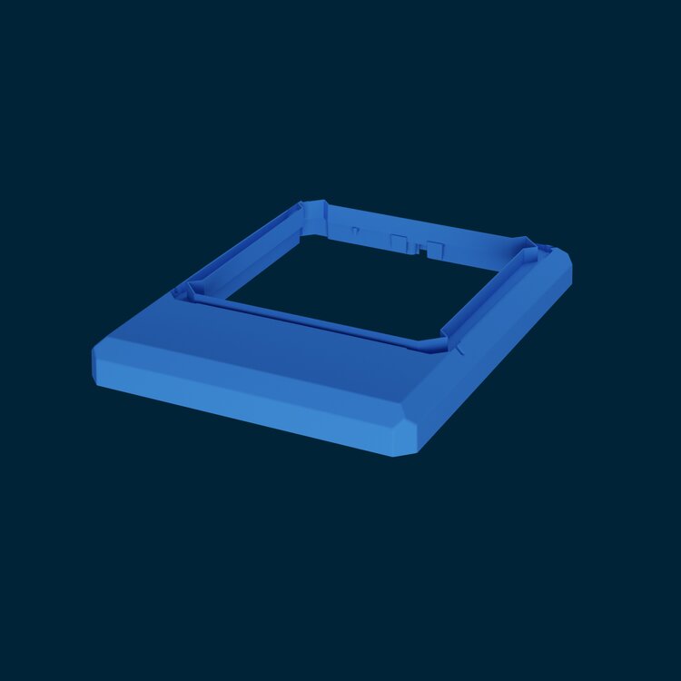 Intermediate cover RAL 5012