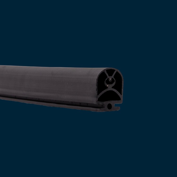 Safety contact strip, activation at 5 mm compression   