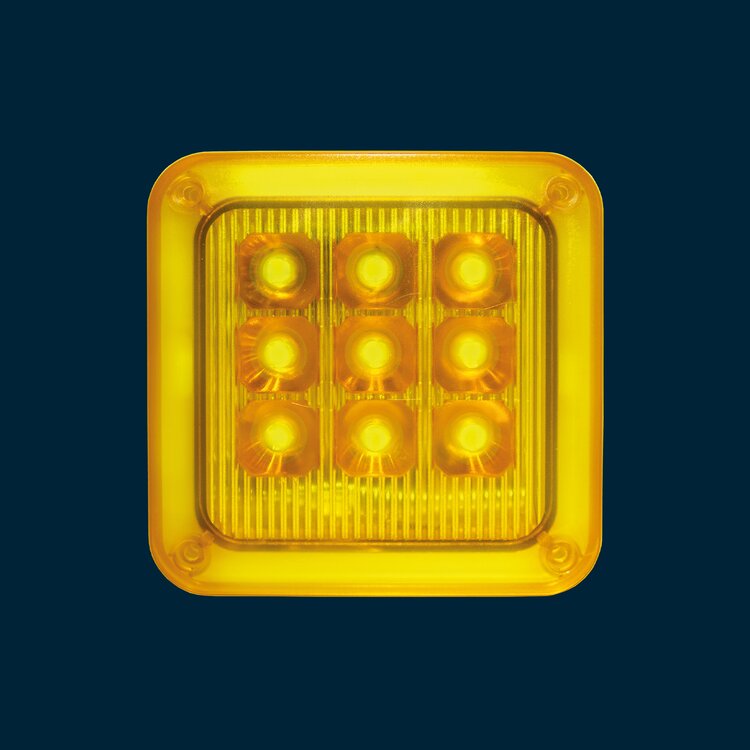 LED signal light, yellow