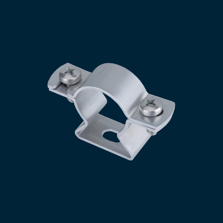 Schelle Ankerplatte Ø 60mm Rundbaum