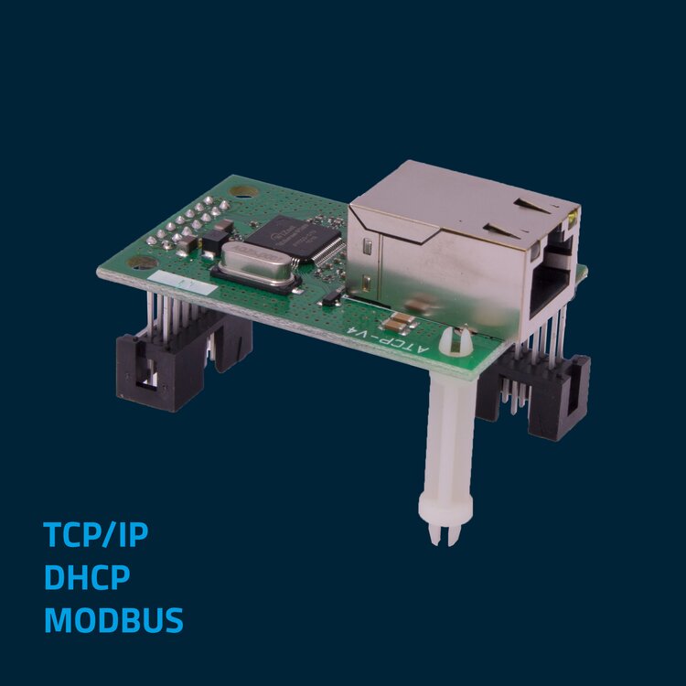 Modul TCP/IP v2.0 DHCP, aufgesteckt