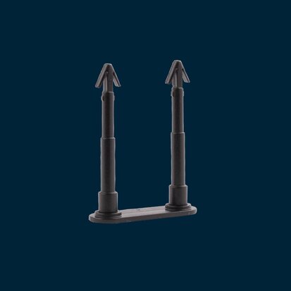 Fastening clip end cap