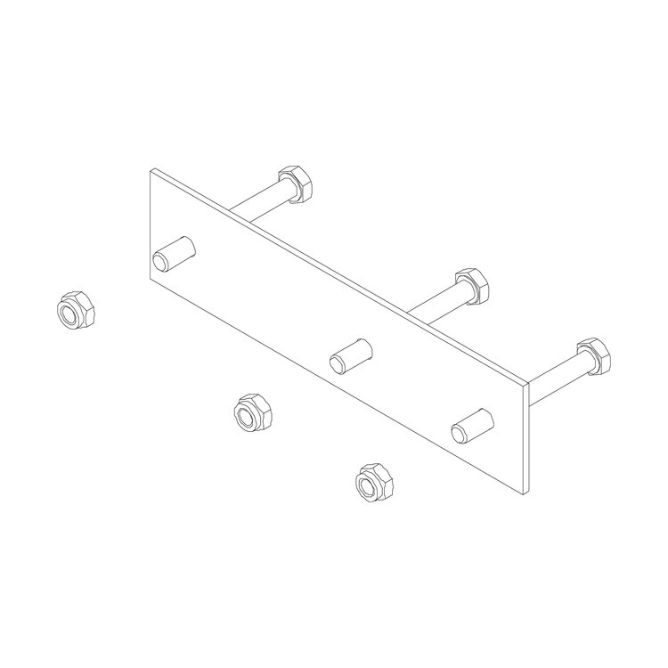 Boom reinforcement for P 5000 incl. screws   
