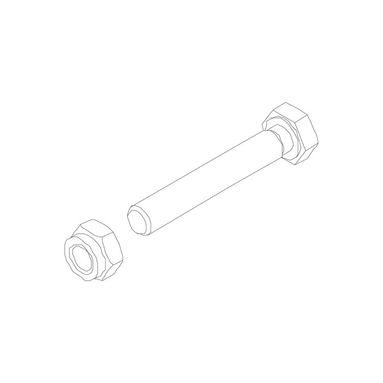 Pack of 21 plastic boom securing screws/washers/nuts    