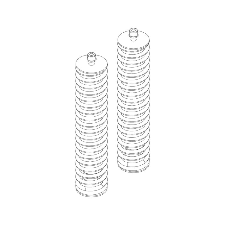 Druckfeder F1.2, 2 Stk