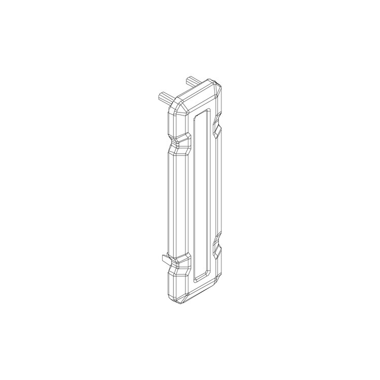 Endkappe Schrankenbaum 100x25mm für P
