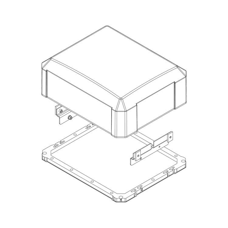 Hood for series P and T RAL 9010 incl. sealing  