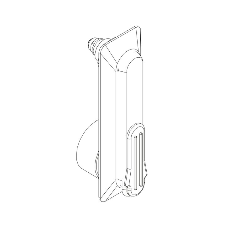 Swivelling lever for NOVA 800
