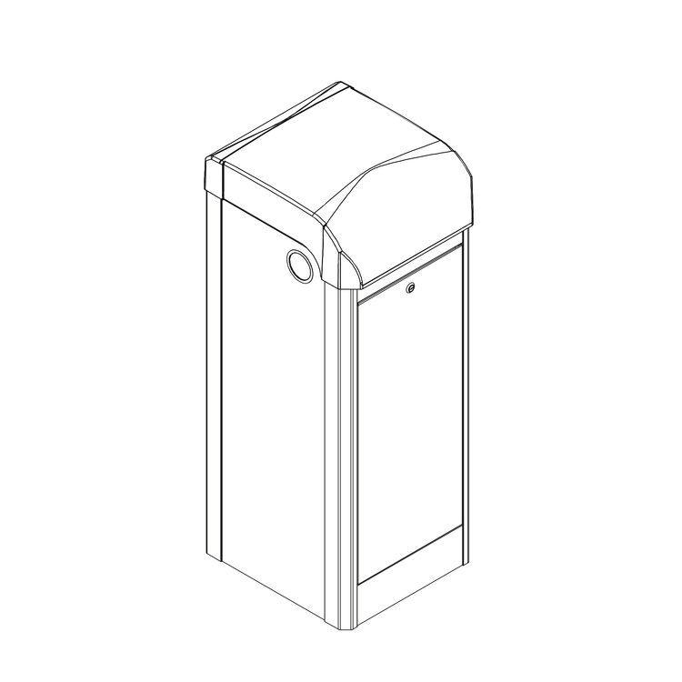 Complete housing for series INDUSTRIAL - series S, RAL-9010