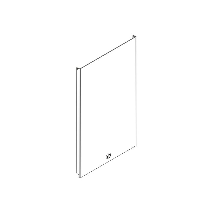 Front panel housing