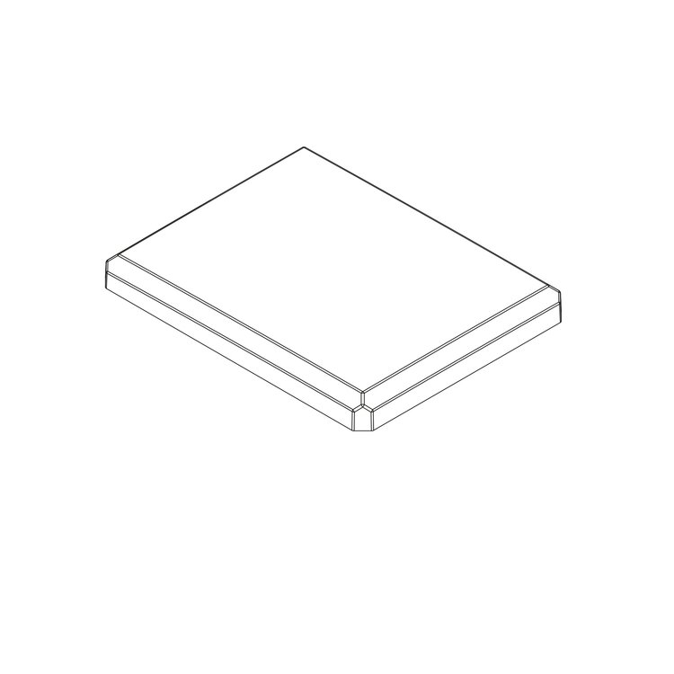 Cover housing RAL 5012