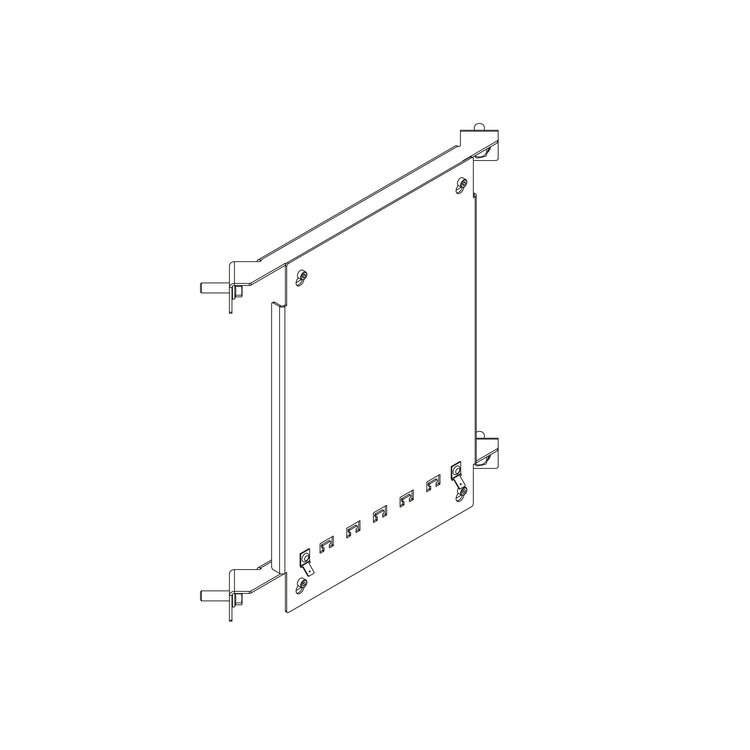 Mounting plate housing