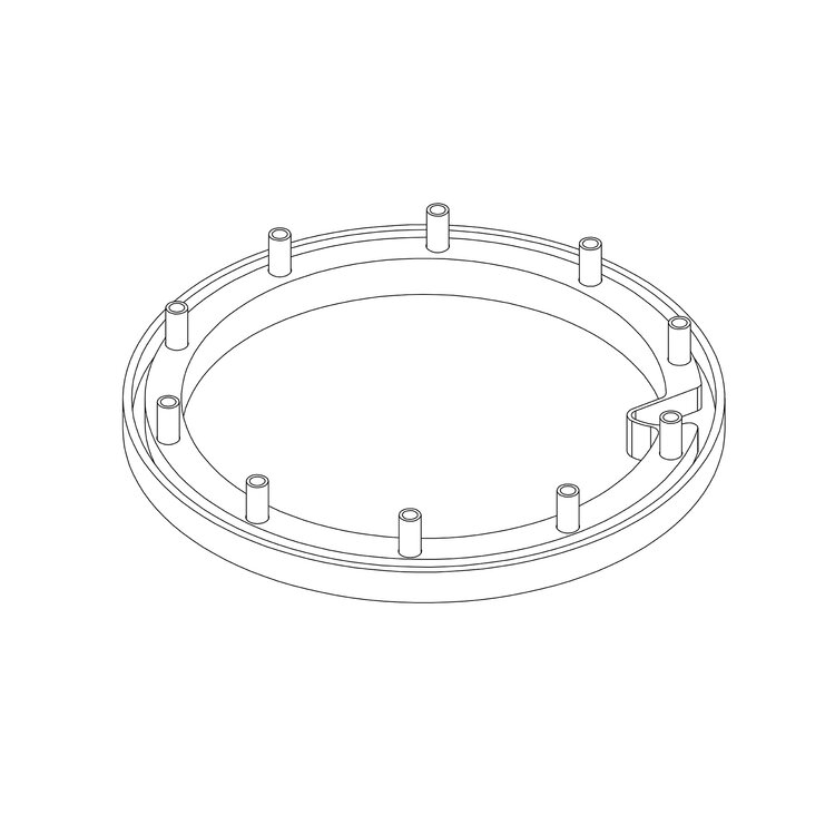 Bollard light ring