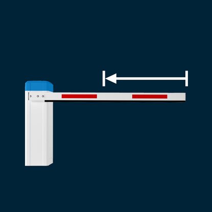 Shortening of the barrier boom