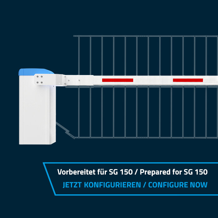 S 8000 skirts 150 - HG/SG barrier boom 6,000mm