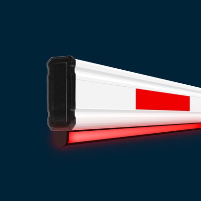 LED boom lighting on the underside