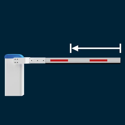 Shortening of the barrier boom
