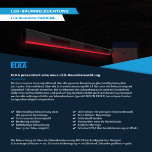 LED-Baumbeleuchtung für PARKING Produktblatt