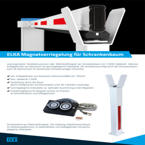 Magnetverriegelung für Schranken Produktblatt