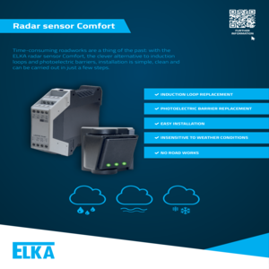 Radar sensor Comfort product sheet