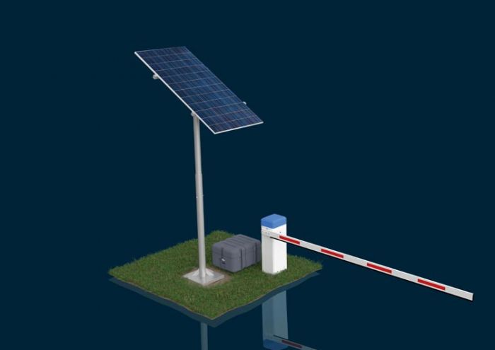 ELKA Solarschranke stationär